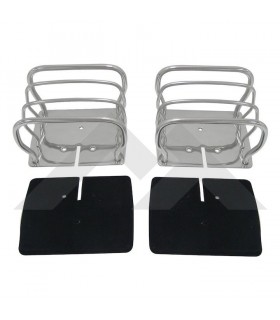 Kit protector pilotos traseros cromados