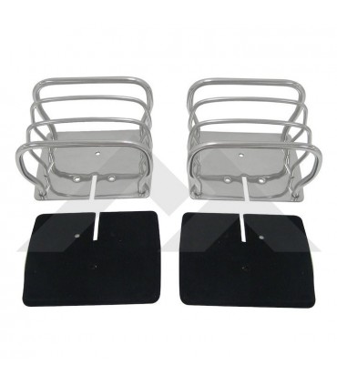 Kit protector pilotos traseros cromados