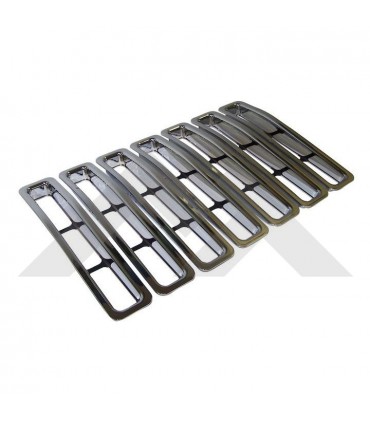 Inserciones de parrilla cromada