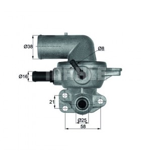 Termostato con alojamiento