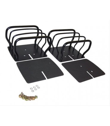 Juego Protector de pilotos traseros Negro Jeep Wrangler YJ/TJ