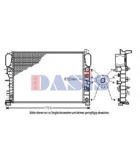 Radiador refrigeracion motor