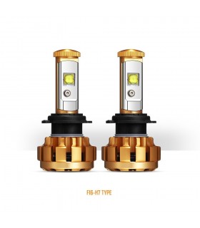 Juego de 2 Lampara LED H7 6000K 60W