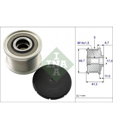 Polea alternador Jeep Grand Cherokee WJ/WG motor 3.1TD OE 5019860AA