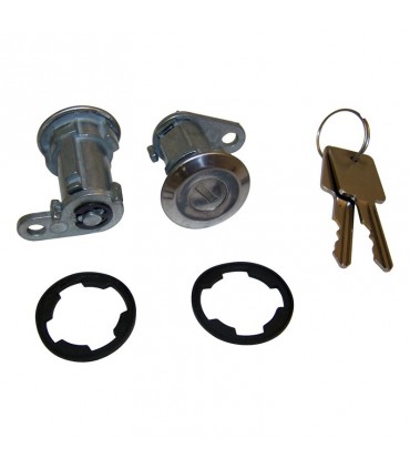 Juego 2 bombines cilindros cierra puerta