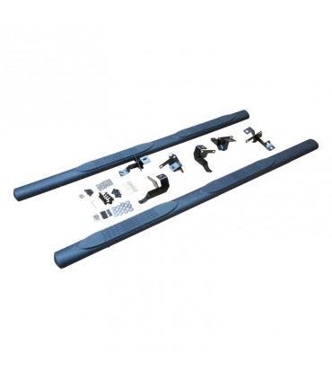 Juego Estriberas Jeep Wrangler JK Unlimited Negro Texturado