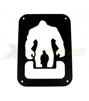 Kit protector luces traseras Jeep Wrangler JK negro Hulk