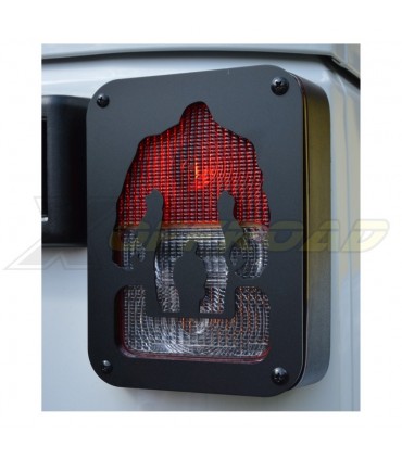 Kit protector luces traseras Jeep Wrangler JK negro Hulk