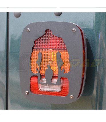 Kit protector luces traseras Jeep Wrangler YJ TJ CJ negro Hulk