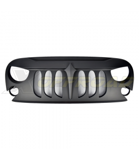 Parrilla Rejilla Jeep Wrangler JK Negra Heavy Metal