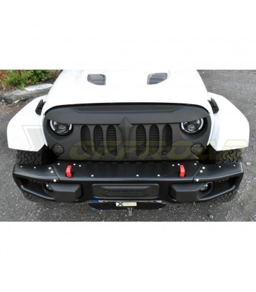 Parrilla Rejilla Jeep Wrangler JK Negra Heavy Metal