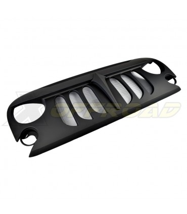 Parrilla Rejilla Jeep Wrangler JK Negra Heavy Metal