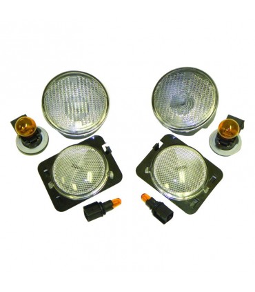 Kit pilotos blancos Jeep Wrangler JK