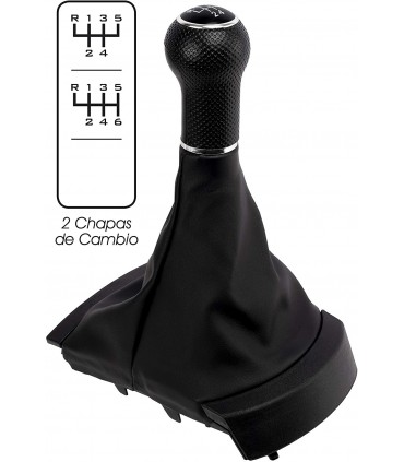 Pomo palanca cambio Seat Ibiza 6l 5/6 velocidades 2002-2008