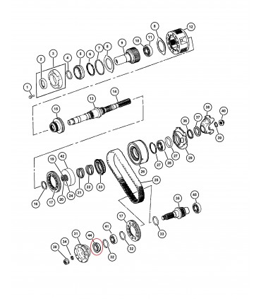 Retén delantero Transfer NV241 NP242 NP249 NP247