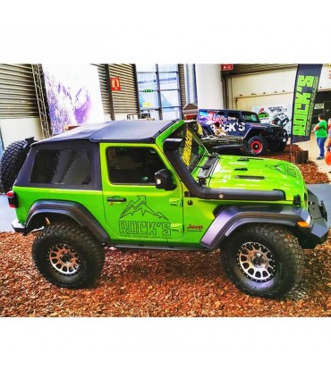 Techo de lona negro Suntop Jeep Wrangler JL 2 Puertas