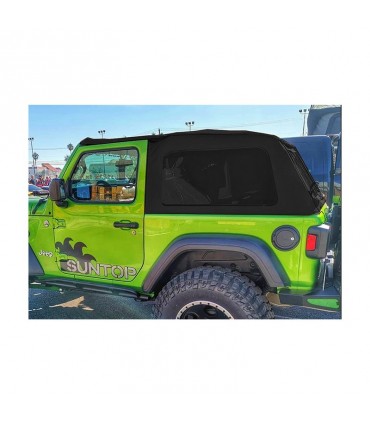 Techo de lona negro Suntop Jeep Wrangler JL 2 Puertas