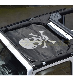 Lona Bikini Negro Calavera Jeep Wrangler JK