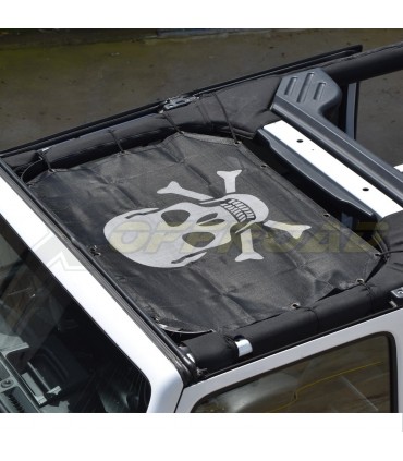 Lona Bikini Negro Calavera Jeep Wrangler JK