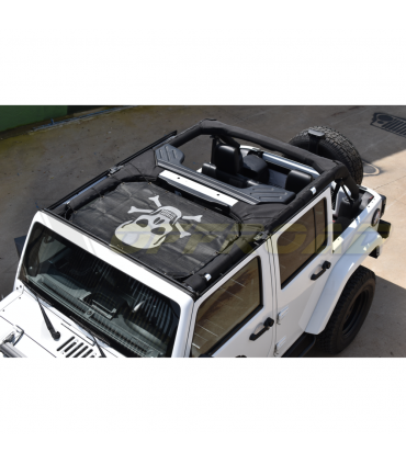 Lona Bikini Negro Calavera Jeep Wrangler JK