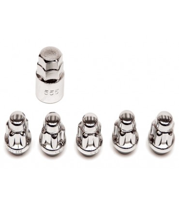 Juego tuercas de rueda antirrobo Cromadas Jeep