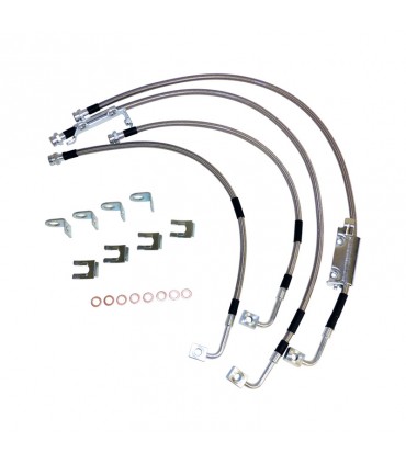 Kit latiguillos frenos metalicos Jeep Wrangler JK 11-18
