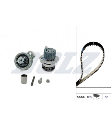 Kit correa distribución + bomba agua DOLZ Seat Skoda Volkwagen Audi 1.9TDI